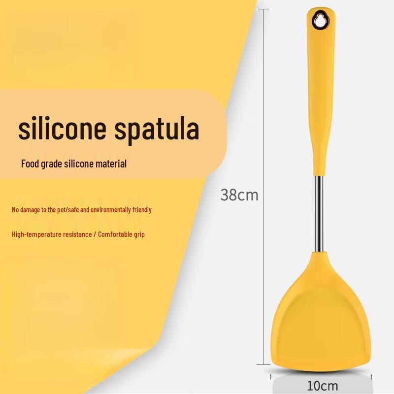 

Zhi Shi Stainless Steel & Silicone Kitchen Utensil Set