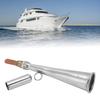 2PCS Small Yacht and Portable Stainless Steel Design Handheld Fog Horn with Clear Sound and Removable Mouthpiece Accessories