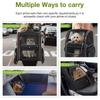 Foldable Small Dog Charter Carrying Cat Out Bag Portable Cat Bag Breathable Car Bag For Dogs Large-Capacity Pet Bag