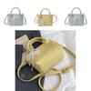Piccola Borsa a Tracolla in PU con Ciondolo Fiocco di Perle Artificiali per Uso Quotidiano Casual Streetwear