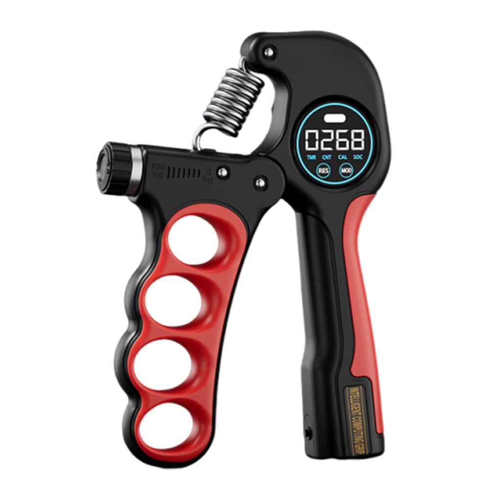 Adjustable Hand Gripper Anti-Slip Electronic Counting Hand Gripper Wrist Strength Expander for Muscle Building Recover