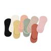 Women's Thin Spring-Summer Deodorant Cotton Socks: Antibacterial, Sweat-Absorbing, Solid Color, Invisible, Short, and Boat Socks.