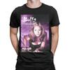 Men's T-Shirts Buffy the Vampires Slayer Vintage 100% Cotton Tee Shirt Short Sleeve TV Series T Shirt Round Neck Clothes