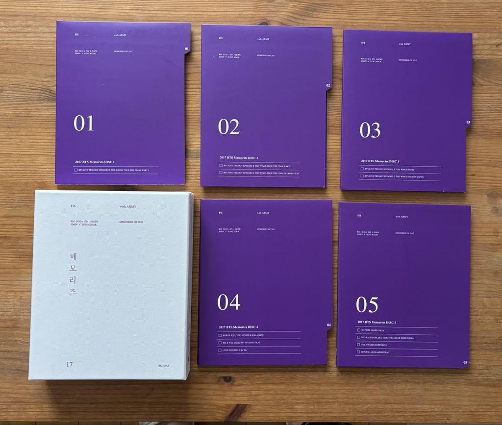 [USED] BTS Memories 2017 Blu-ray with Japanese subtitles