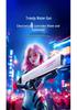 Pulse Light High-Pressure Electric Water Gun: Continuous Fire Toy for Kids & Adults with Large Capacity