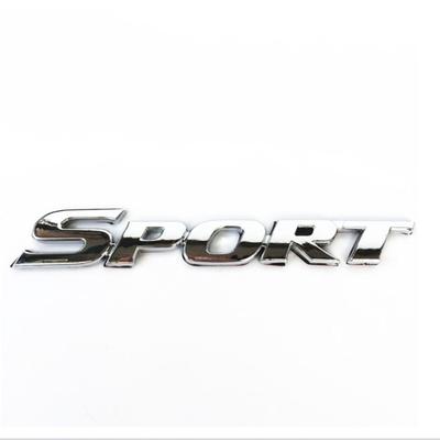Bicycle Moto Trunk Fender Emblem 3D ABS SPORT Metal Style Car Stickers