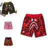 Ready Camouflage Shark Head Printed Cotton Shorts For Men Youth Fashion**