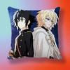 Seraph of the End  Doublesided printed pillow cover Solid color minimalist pillowcase fits all bedroom styles
