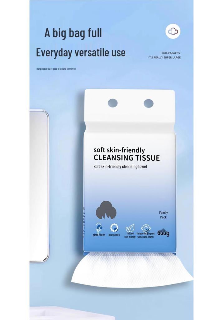 Thickened Disposable Cotton Face Wipes: Makeup Remover & Salon Soft Towels