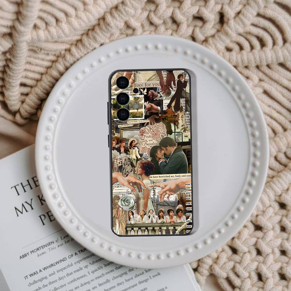 Чехол для телефона Art P-Pride And P-Prejudices для Samsung Galaxy A73,31,32,72,41,53,52,71,22,5G,Note,J7,8,9 Мягкий черный чехол SamsungA12