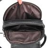 Women's New Fashion and Versatile Large Capacity Stitching Soft Leather Student Outdoor Travel Backpack