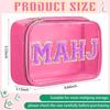 Multipurpose Big Visible Makeup Storage Bag With Letter Features Suitable For Bathroom Travel And Home Use
