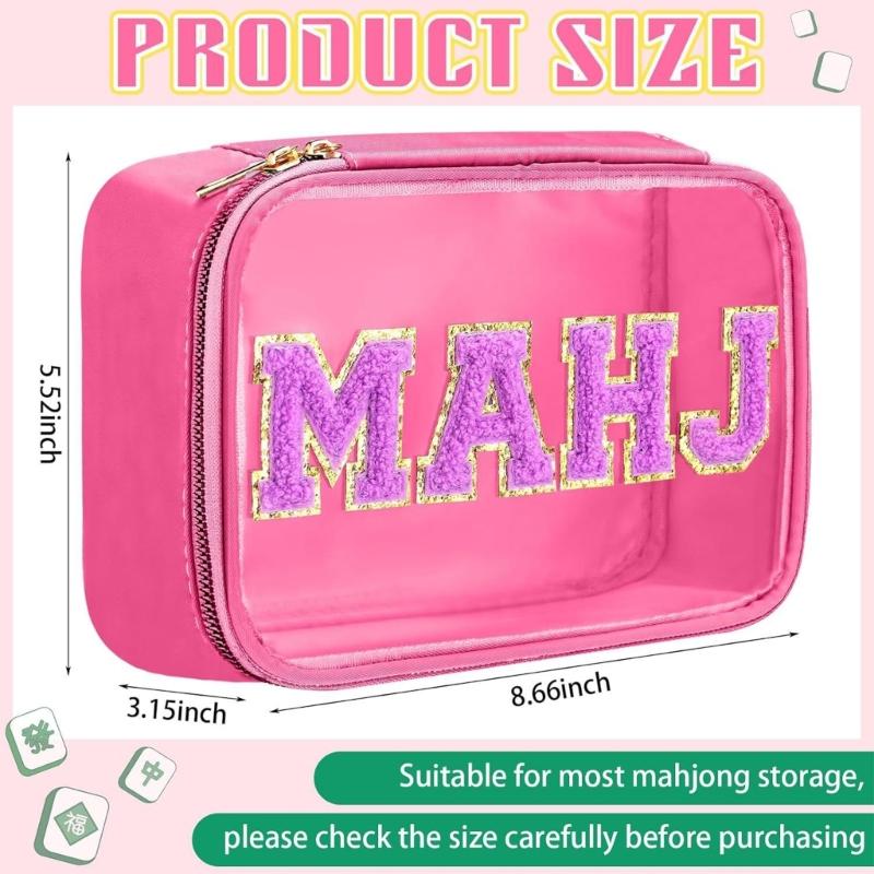 Multipurpose Big Visible Makeup Storage Bag With Letter Features Suitable For Bathroom Travel And Home Use