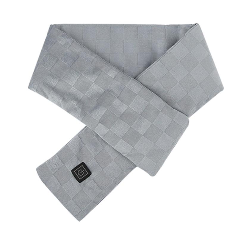 Электрический нагреваемый шарф Ветрозащитный для активного отдыха на улице USB-зарядка Термошарф