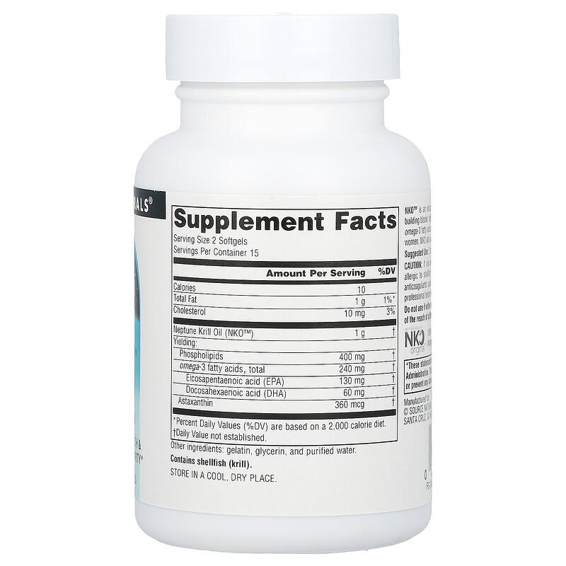 NKO™, Neptune Krill Oil, 500 mg, 30 Softgels