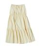 COMONINOZ W Long Frill Skirt [Cream]