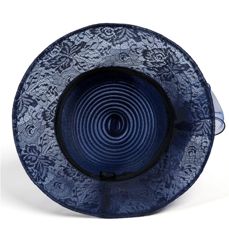 Sunshade Hat for Women In Summer Fashionable New Flower Pot HatOrganza Fisherman Hat