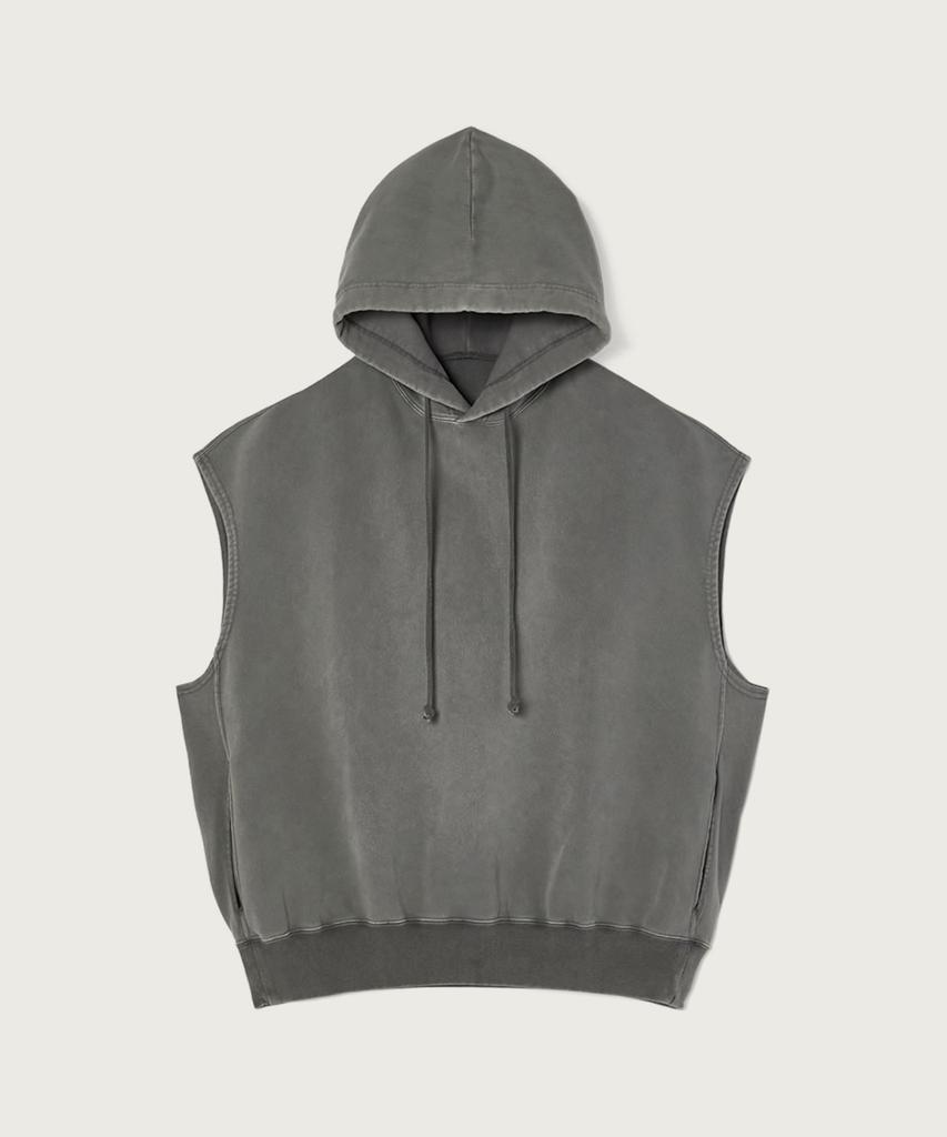 CHAMPION X N.Hollywood Reversible Hooded Sleeveless Dark Grey