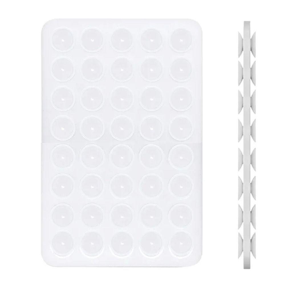 Double Side Rubber Sucker Pad Silicone Sucker Mobile Phone Fixed Pad New Suction Cup Bracket