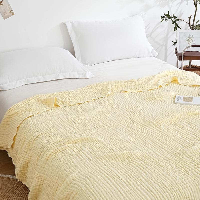 100% Cotton Gauze Blanket 6 Layers Muslin Bed Blankets Lightweight Breathable Sleeping Blanket For Bed and Couch All Season