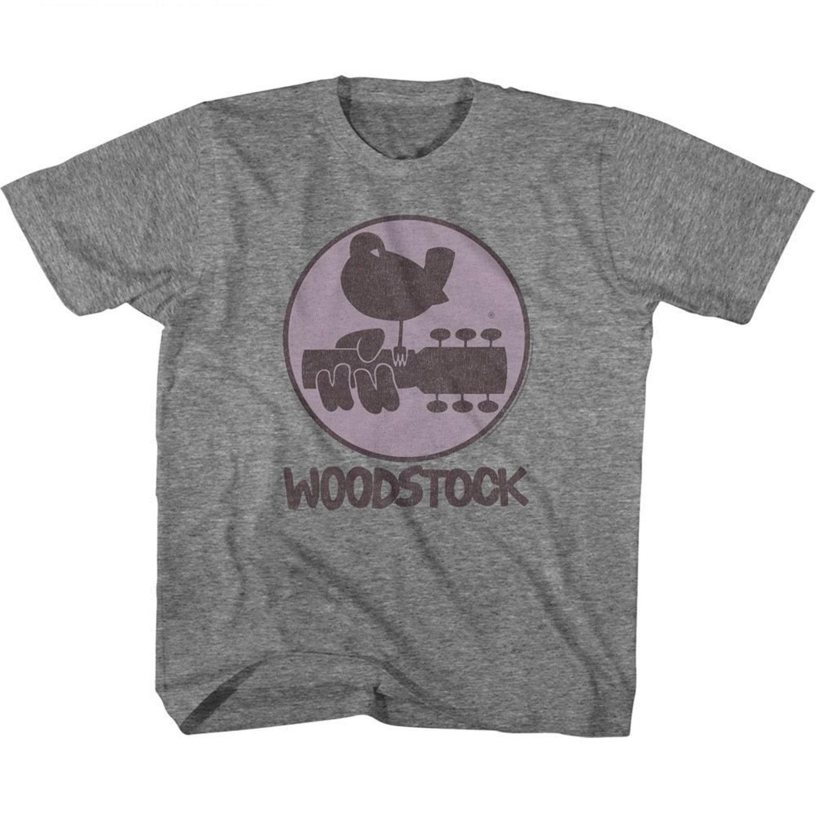 Woodstock Logo Graphite Heather Youth T-Shirt M