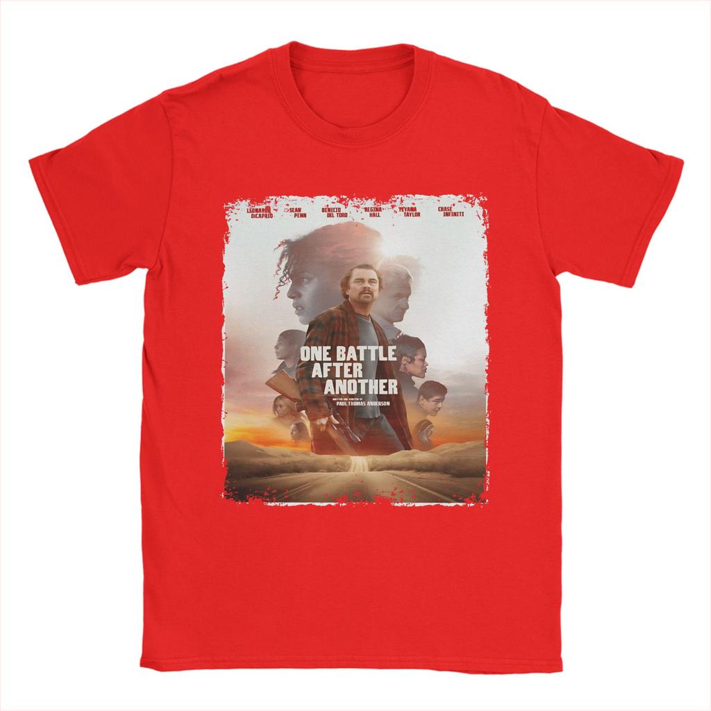 One Battle After Another T Shirt Summer Hipster T-Shirts Man Cotton O-Neck Plus Size Tees Short-Sleeve Y2K Basic Tshirt