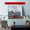 Kenworth Diamond Painting Round Diamond Mosaic Rhinestones Diamond Embroidery Craft Kit Wall Decor Without Frame