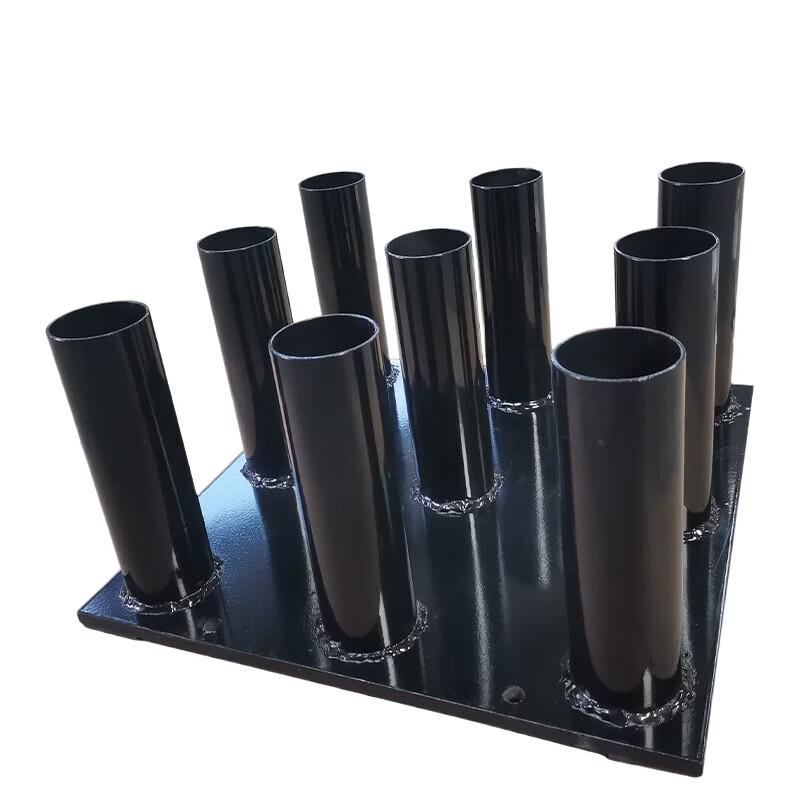 WEZHO 9-Bar Olympic Barbell Storage Rack