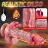 Female Dildo Realistic Insertable Licking Vibrator 22.1cm 9 Vibe Modes 3 Heat/Lick Anal Clit G-Spot USB Remote Rechargeable Easy Clean