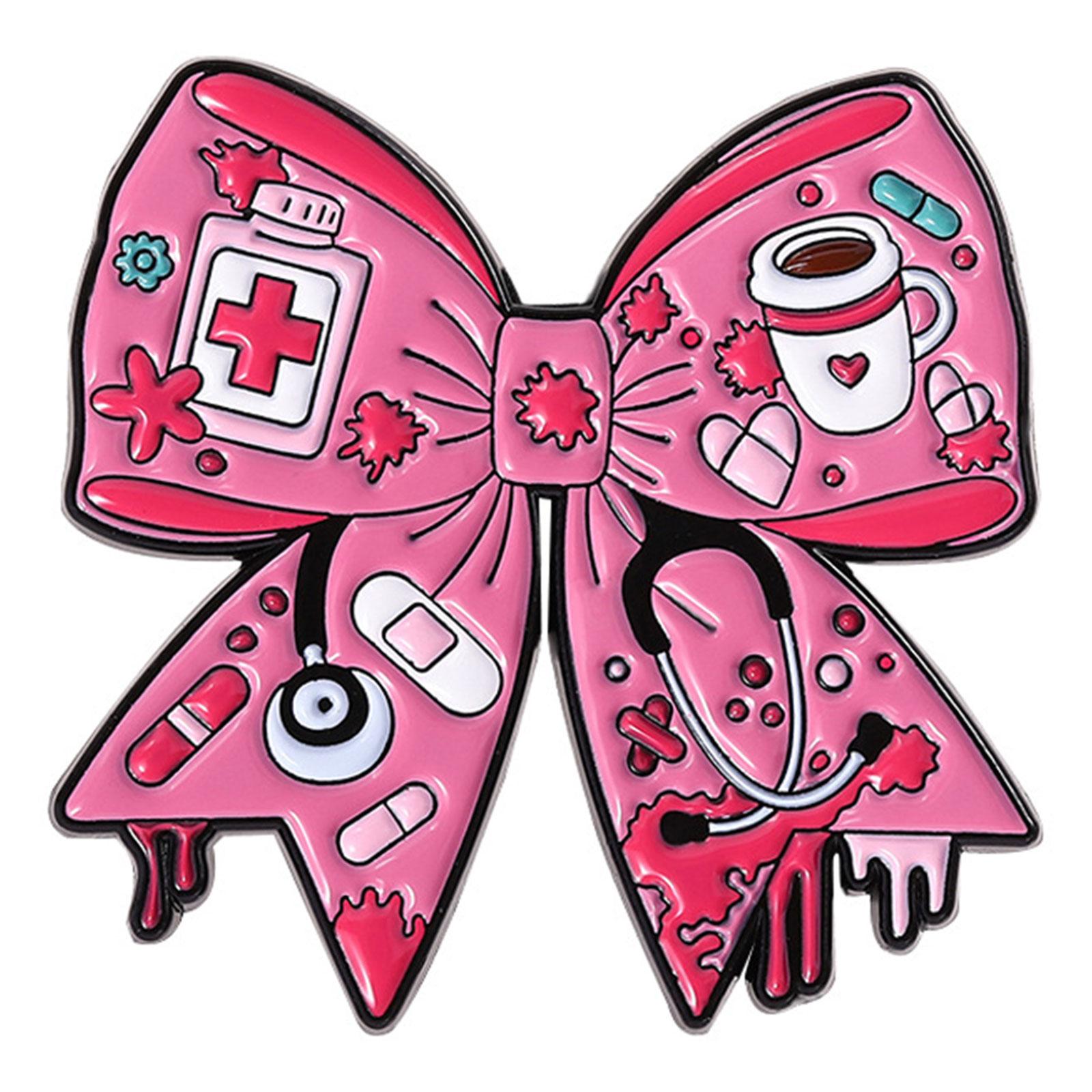 

Игривая брошь-значок на грудь медсестры или врача, мультяшный шарм из сплава для украшения униформы или повседневной одежды T2