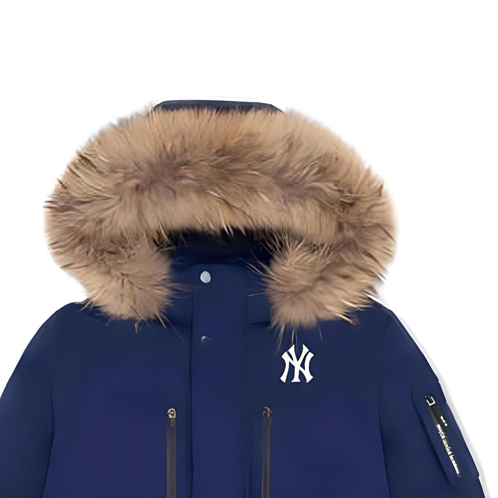 New MLB New York Yankees Down Jacket Unisex Light Navy Blue 3ADJB1346-50NYL