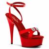 Fashion 15CM Heeled Platform Lacquered Roman Shoes, Stage Party Sandals, Night Show Shoes