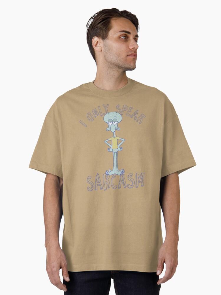 SpongeBob SquarePants SpongeBob SquarePants Squidward Sarcasm Oversized T-Shirt
