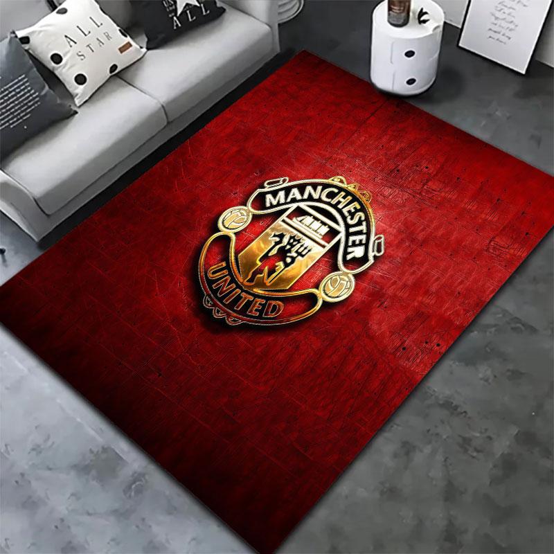 Manchester United F Carpet Rug for Living Room Bedroom Home Sofa Decoration,Kids play Non-slip Floor Mat