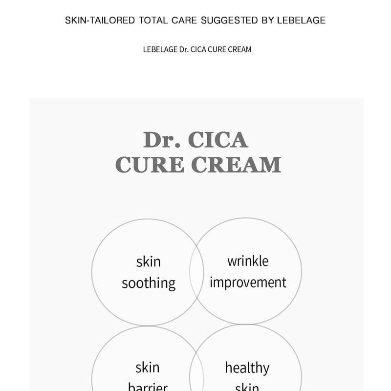 LEBELAGE - Dr. Cica Cure Creme