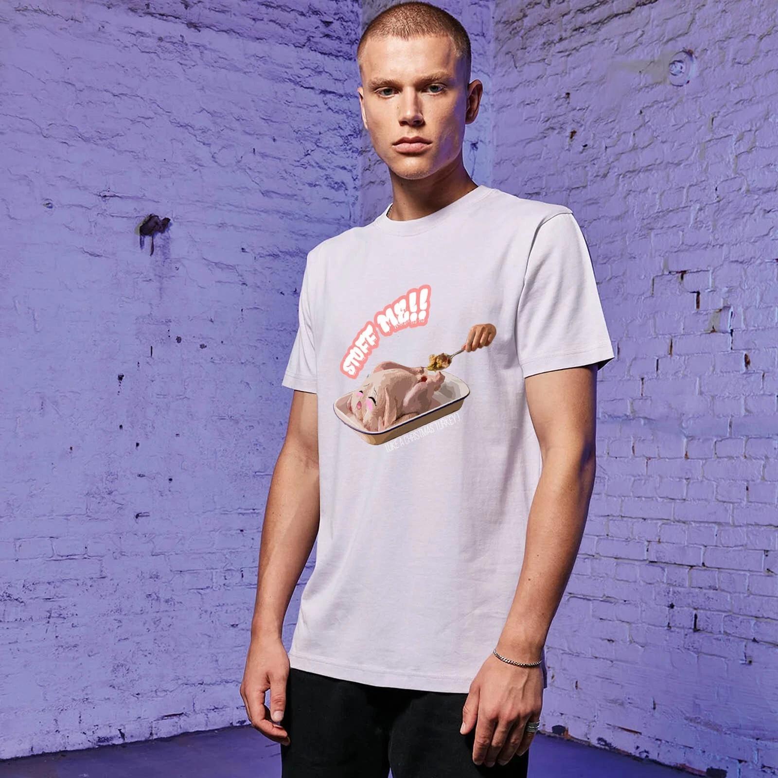 Unisex Slim Fit T-Shirt - Stuff me! - Novelty Secret Santa Gift Christmas XL