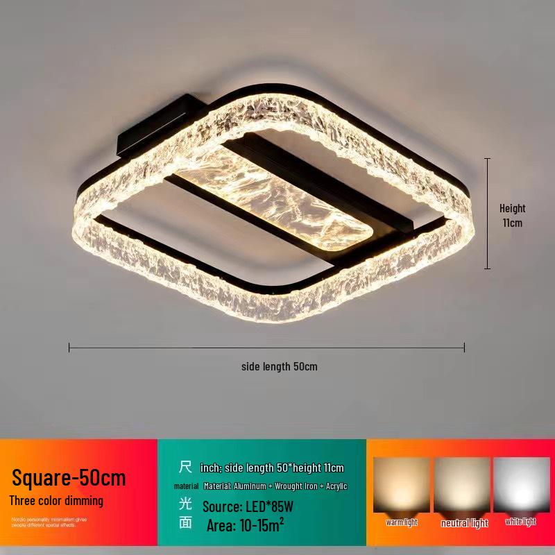 2025 Italian Style Minimalist Ceiling Light for Study & Master Bedroom