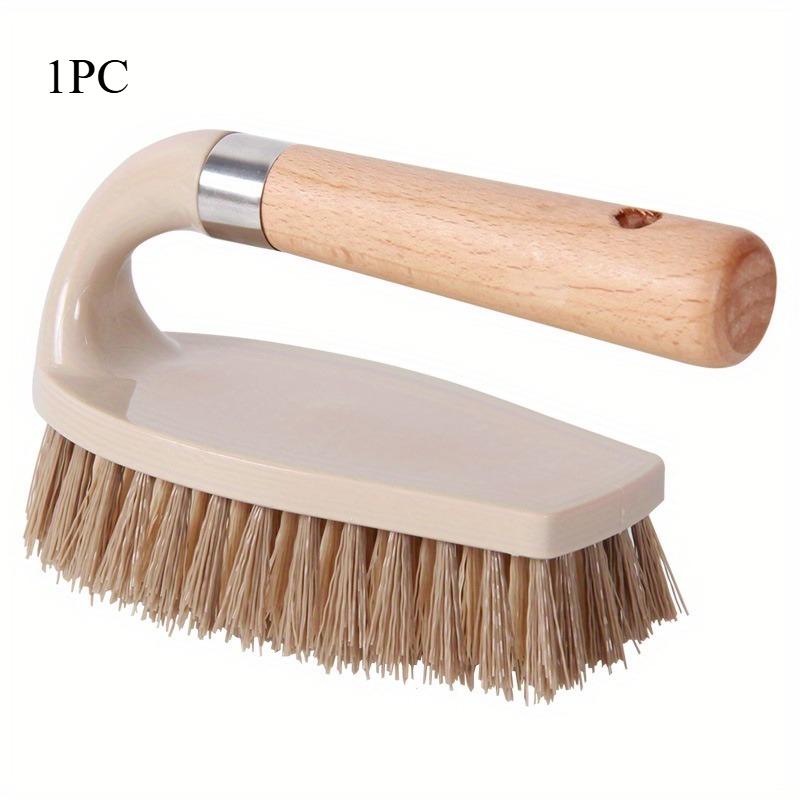 Wooden Cleaning Brush Multifunctional Log Color Shoe Washing Laundry Cleaning Brush Bathroom Floor Decontamination Brush.