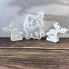 Weihnachtsbaumschmuck Harzform Rentier Epoxidharz Gießform für Kerze Heimdeko Weihnachtsrentier Silikonform
