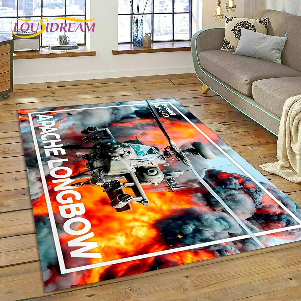 3D Flygvapnets Jaktplan Spitfire Flygplan Matta för Hem Vardagsrum Sovrum Soffa Dörrmatta Dekor, Barnområdesmatta Halkfri Matta