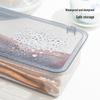 Transparent Flip-Top Dustproof Chopstick Holder with Water Drainage for Kitchen Utensils