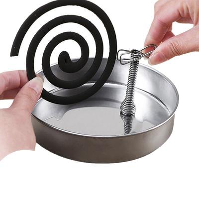 Edelstahl Multifunktions Aschenbecher Basis Magnetisch Mückenkerze Mückenkerzenhalter Mit Tablett Mückenschutz