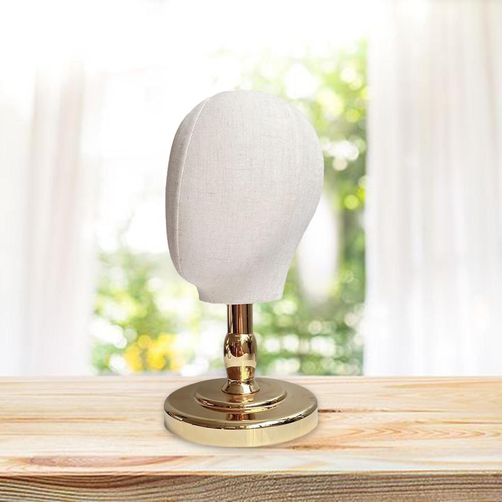 Wig Display Head Manikin Portable Hats Stand Holder Wig Hat for Beginner Stylist