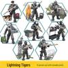 Movable Military Minifigure Building Blocks for Boys