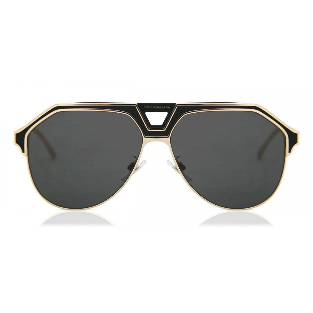 

Dolce Gabbana Dg2257 133487 Men Sunglasses Gold Black/60