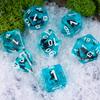 Cusdie Dadi Animali DnD Carini Resina 7 Pezzi Vari D4 D6 D8 D10 D% D12 D20 Set di Dadi Poliedrici per Giochi di Ruolo D&D Giochi da Tavolo