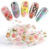 10 Stück DIY Nagelfolienaufkleber Mix Rose Flower Transferfolie Nägel Aufkleber Sliders Nail Art Tool