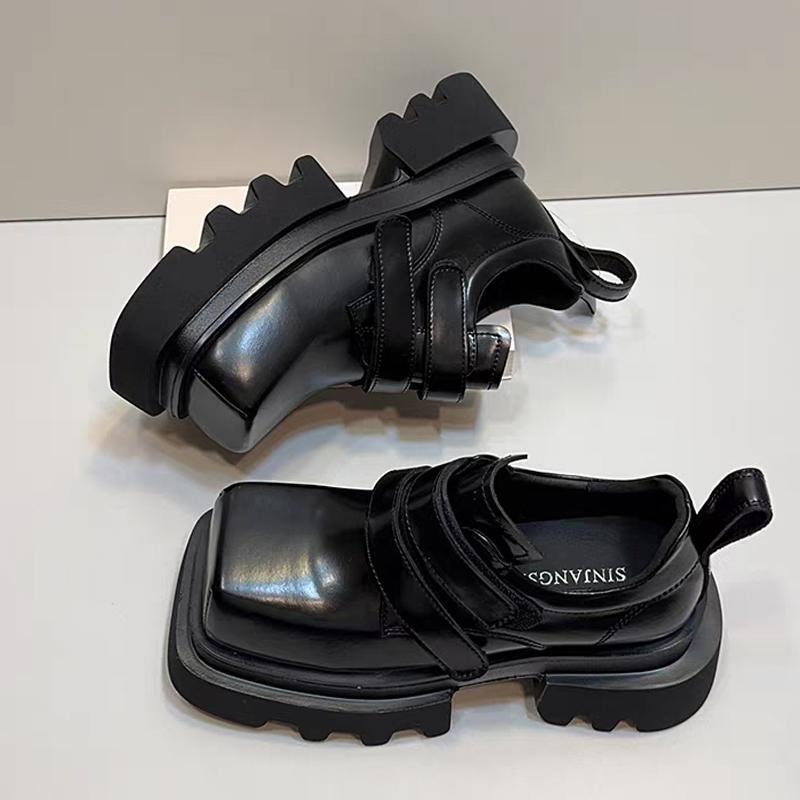 Flats Platform Women Loafers Shoes Mary Jance Sport Shoes Dress Casual Sneakers 2025 New Walking Leather Chaussure Femme