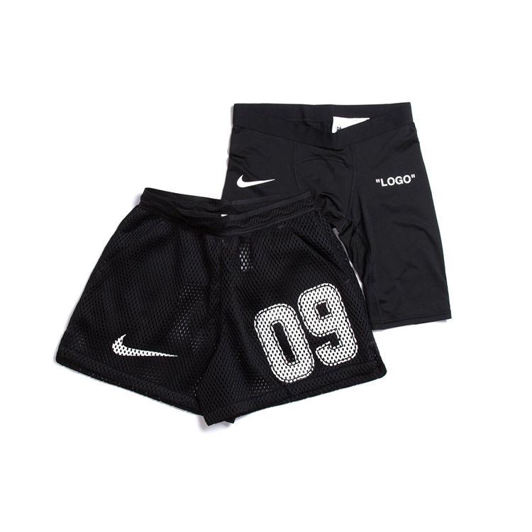 Nikelab x Off-White Mercurial NRG X Short Black/White Men Bottoms AH0376-010