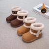 2025 Winter Children's Cotton Snow Boots - Warm, Comfortable, Fashionable, Plus Velvet, Medium & Large Sizes
